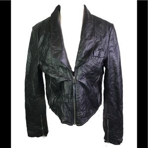 Barneys New York Jackets & Coats - Barney originals 100% leather corset jacket US12 Barneys New York Jackets & Coats - Barney originals 100% leather corset jacket US12